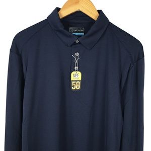 PGA Tour Men's Long Sleeve Golf Polo Shirt